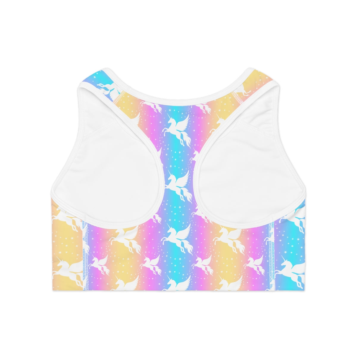 Rainbow Unicorn Sports Bra